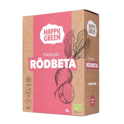 Happy Green Rödbetsjuice  Bag-in-Box ekologisk
