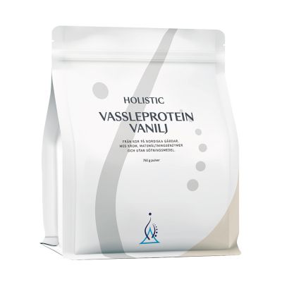 Holistic Vassleprotein Vanilj – Kosttillskott med vassleprotein