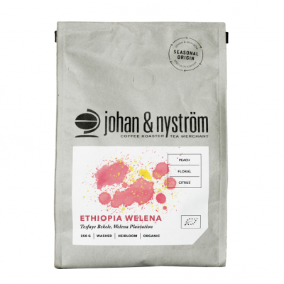 Johan & Nyström Ethiopia Welena Organic Hela Bönor – Ekologiskt Kaffe