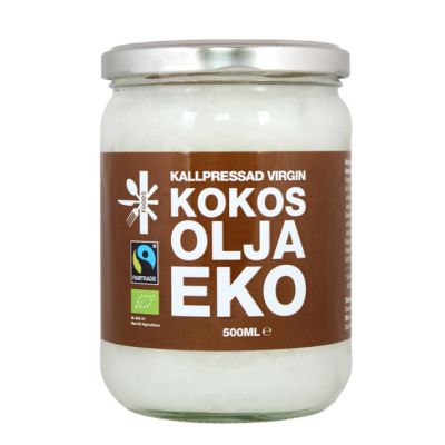Kokosolja Extra Virgin, 500ml ekologisk