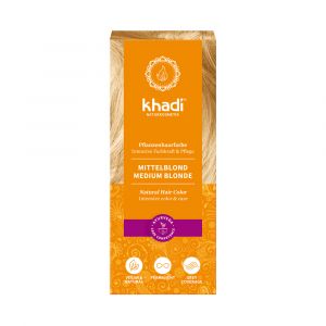 Köp Khadi Mellanblond 100g naturlig hårfärg på happygreen.se