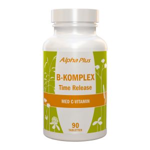 Alpha Plus B-komplex Time Release – kosttillskott med B-vitaminer