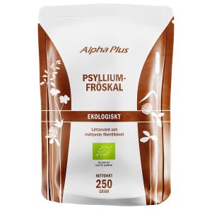Alpha Plus Psylliumfröskal  – Ekologiska Psylliumfröskal