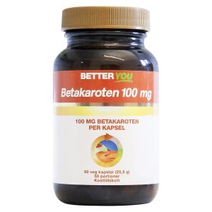 Better You Betakaroten 100mg – Tillskott med Betakaroten