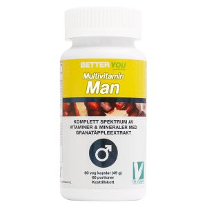 Better You Multivitamin Man – Multivitamin anpassad för män