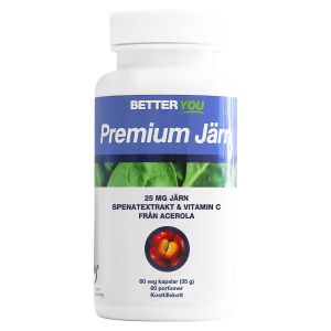 Better You Premium Järn – Järnfumarat med tillsatt C-vitamin