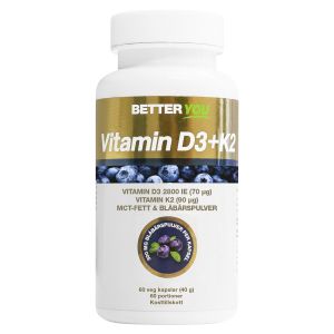 Better You Vitamin D3 & K2 – Tillskott med D3-vitamin & K2-vitamin