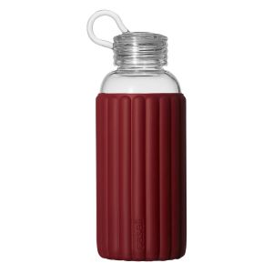 Casall Sthlm Glass Bottle Sienna Red – Stilren glasflaska - 500ml