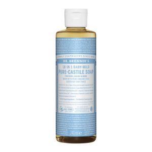 Dr Bronner's Pure Castlie Liquid Soap Baby-Mild – en mångsidig tvål
