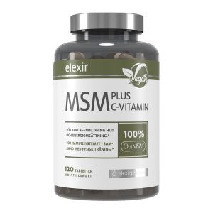Elexir Pharma MSM+C-Vitamin 120 tabletter