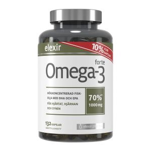 Köp Elexir Pharma Omega-3 Forte 1000mg, 132 kapslar