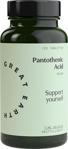 Great Earth Pantothenic Acid 1000 90 tabletter 