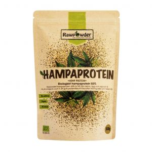 rawpowder hampaprotein 50-500g pulver ekologisk