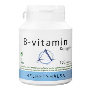 Köp Helhetshälsa B-vitamin Komplex 100 kapslar | Happy Green