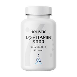 Köp Holistic D3-vitamin 5000 IE 90 kapslar på happygreen.se