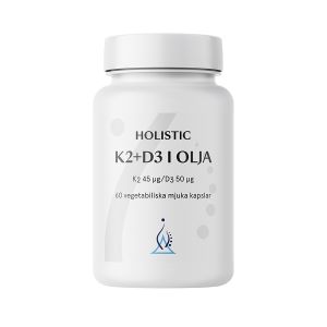 Köp Holistic K2+D3-vitamin i kokosolja 60 kapslar