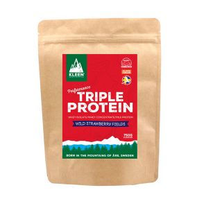 Kleen Sports Nutrition Triple Protein Powder – Wild Strawberry Fields, 750g