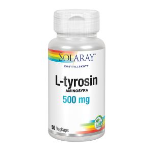 Solaray L-tyrosin 500 mg 50 kapslar