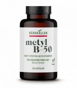 Närokällan Metyl B-50 – Kostillskott med B-vitamin