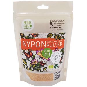 Köp Mother Earth Nyponpulver 250g ekologisk på happygreen.se
