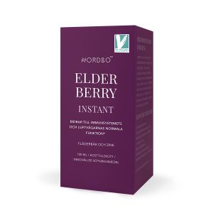 Nordbo Elderberry Instant – Tillskott med fläderbär & zink