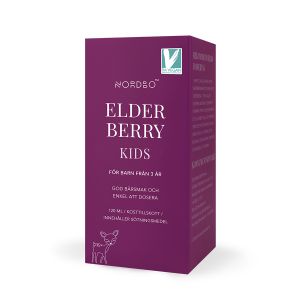Nordbo Elderberry Kids – Tillskott med fläderbär