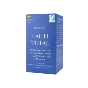 Nordbo LactiTotal Vegan – Ett kosttilskott med mjölksyrabakterier & C-vitamin
