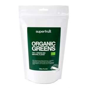 Superfruit Organic Greens pulver, 300g ekologisk