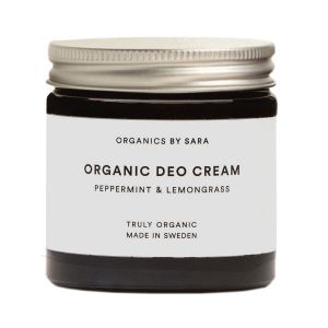 Organics by Sara Organic Deo Cream Peppermint & Lemongrass