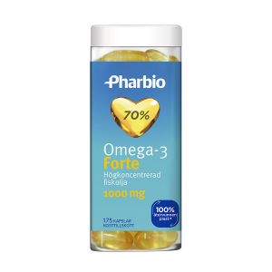 Köp Pharbio Omega-3 Forte 120 kapslar på happygreen.se
