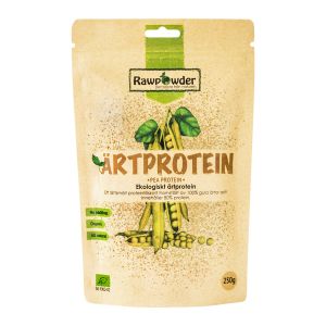 Rawpowder Ärtprotein – Ekologiskt ärtprotein av gula ärtor