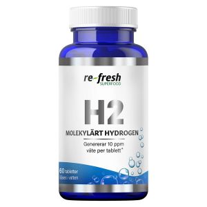 Re-fresh Superfood H2 Molekylärt Hydrogen – Ett kosttillskott med H2 Molekylärt Hydrogen