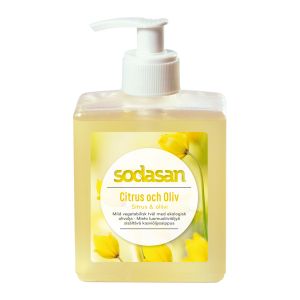 Sodasan Tvål Citrus & Oliv – flytande tvål