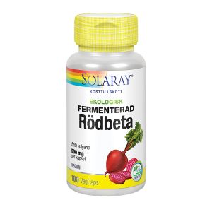 Solaray Fermenterad Rödbeta  – Tillskott med aminosyra fermenterad rödbeta