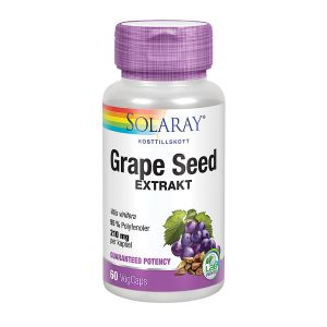 Solaray Grape Seed Extract – Tillskott av vindruvskärneextrakt