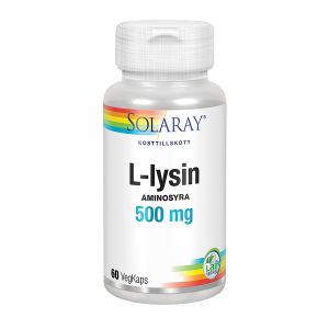 Solaray L-lysin – Tillskott med aminosyra