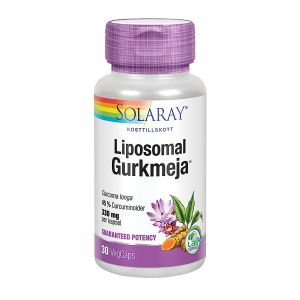 Solaray Liposomal Gurkmeja – Tillskott med 45% curcuminoider