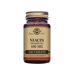 Solgar Niacin Flush Vitamin B3 100mg – Ett kosttillskott med B3