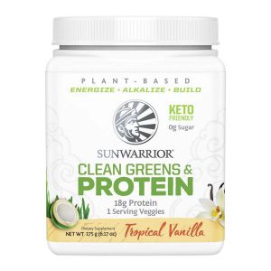 Sunwarrior Clean Greens & Protein Vanilj – Keto-anpassat proteinpulver