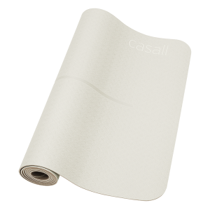 Casall Yoga Mat Position Light Sand Clay Brown – Träningsmatta i högkvalitativt TPE-gummi