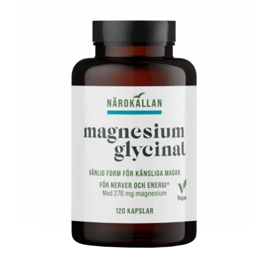 Närokällan Magnesiumglycinat, 120 kapslar