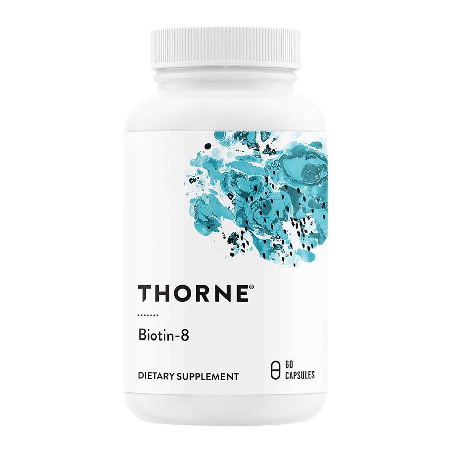 Thorne Research Biotin-8, 8000mcg, 60 kapslar