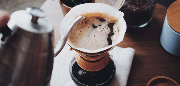 Bild på en chemex-kaffekanna.